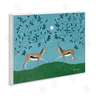 Susan Henke | Gazelles Greeting Symmetry