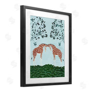 Susan Henke | Friendship Symmetrical Giraffes