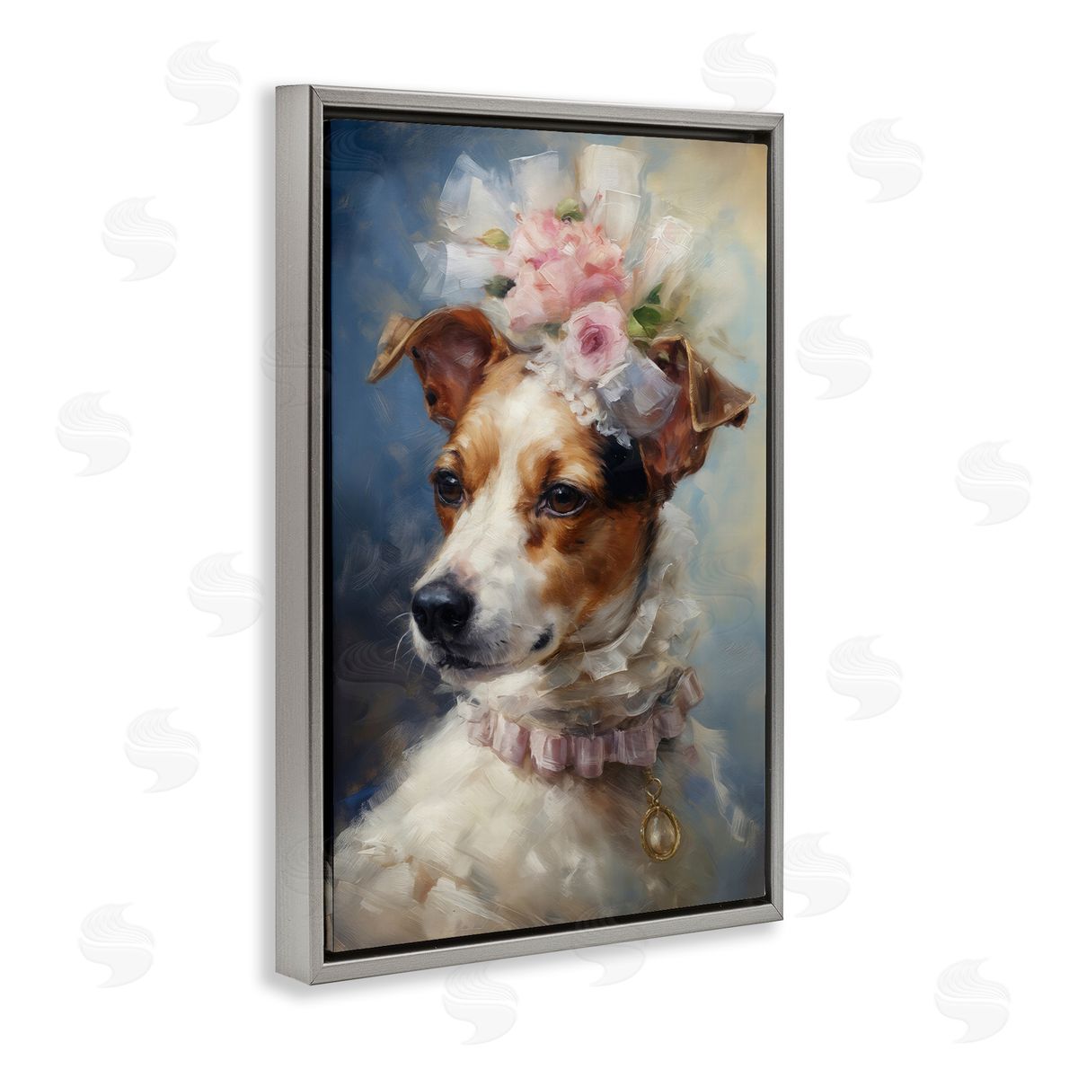 Wumples Victorian Era Jack Russel Canvas Wall Art Print