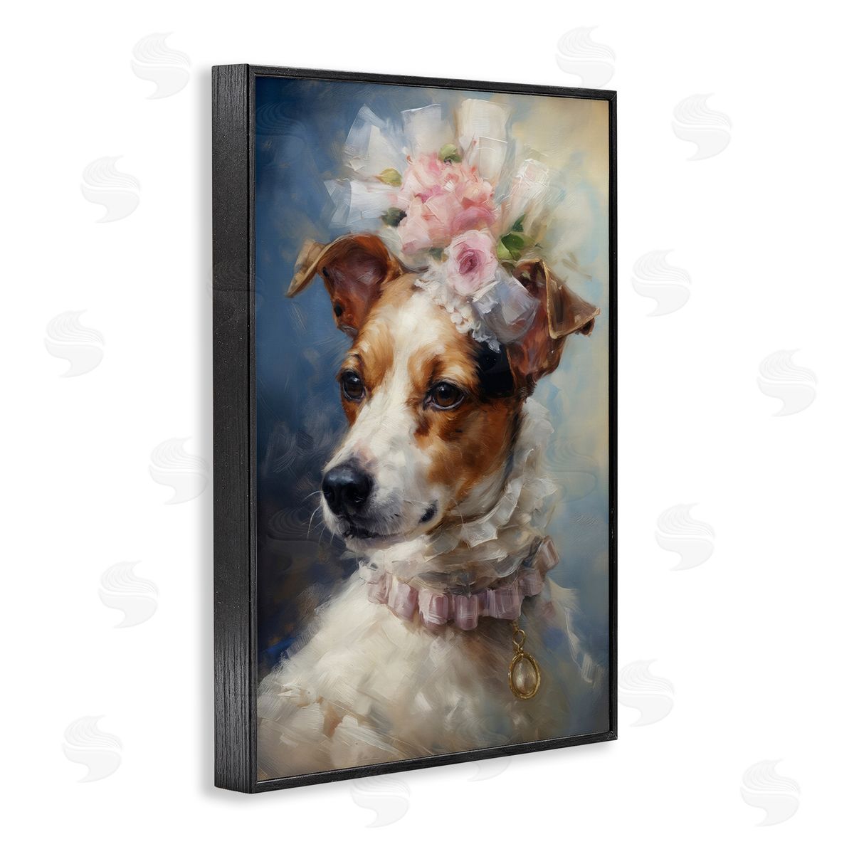 Wumples Victorian Era Jack Russel Canvas Wall Art Print