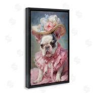 Wumples | Frenchie in Pink Dress