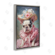 Wumples | Frenchie in Pink Dress