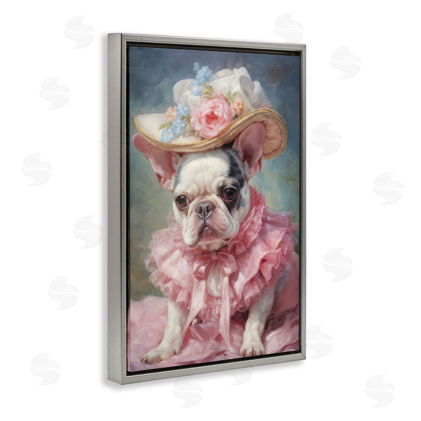 Wumples | Frenchie in Pink Dress