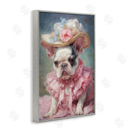Wumples | Frenchie in Pink Dress