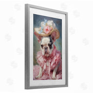 Wumples | Frenchie in Pink Dress
