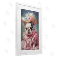Wumples | Frenchie in Pink Dress