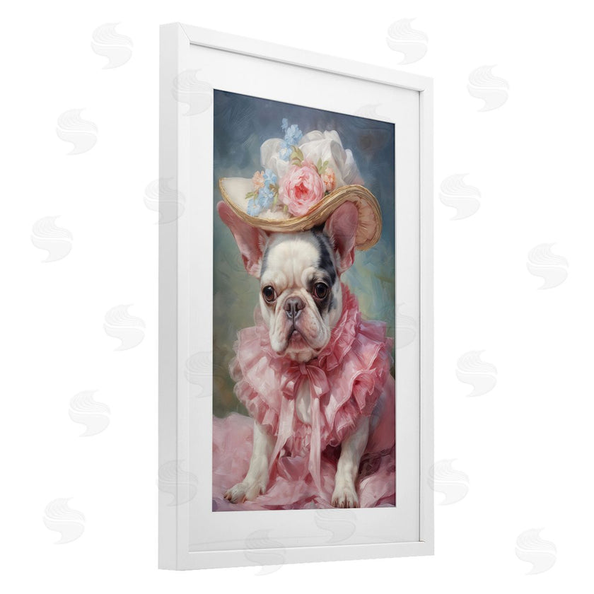Wumples | Frenchie in Pink Dress
