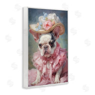 Wumples | Frenchie in Pink Dress