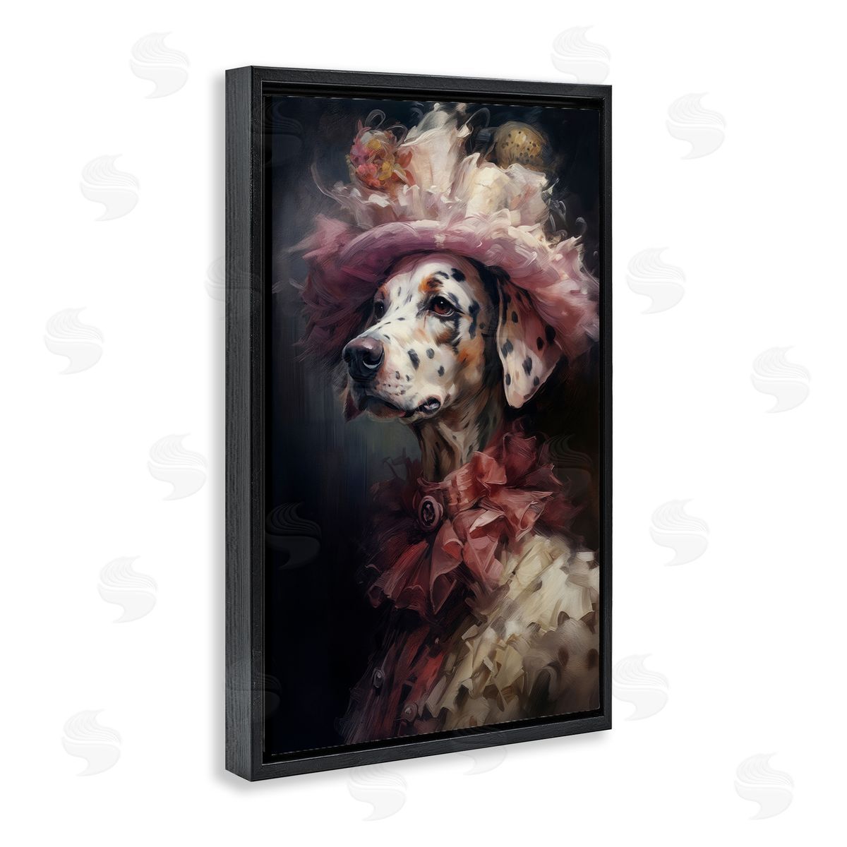 Wumples Dalmatian Victorian Era Canvas Wall Art Print