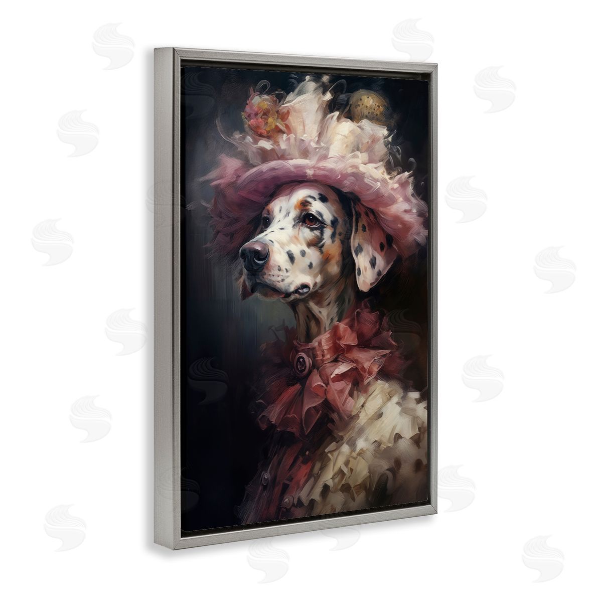 Wumples Dalmatian Victorian Era Canvas Wall Art Print