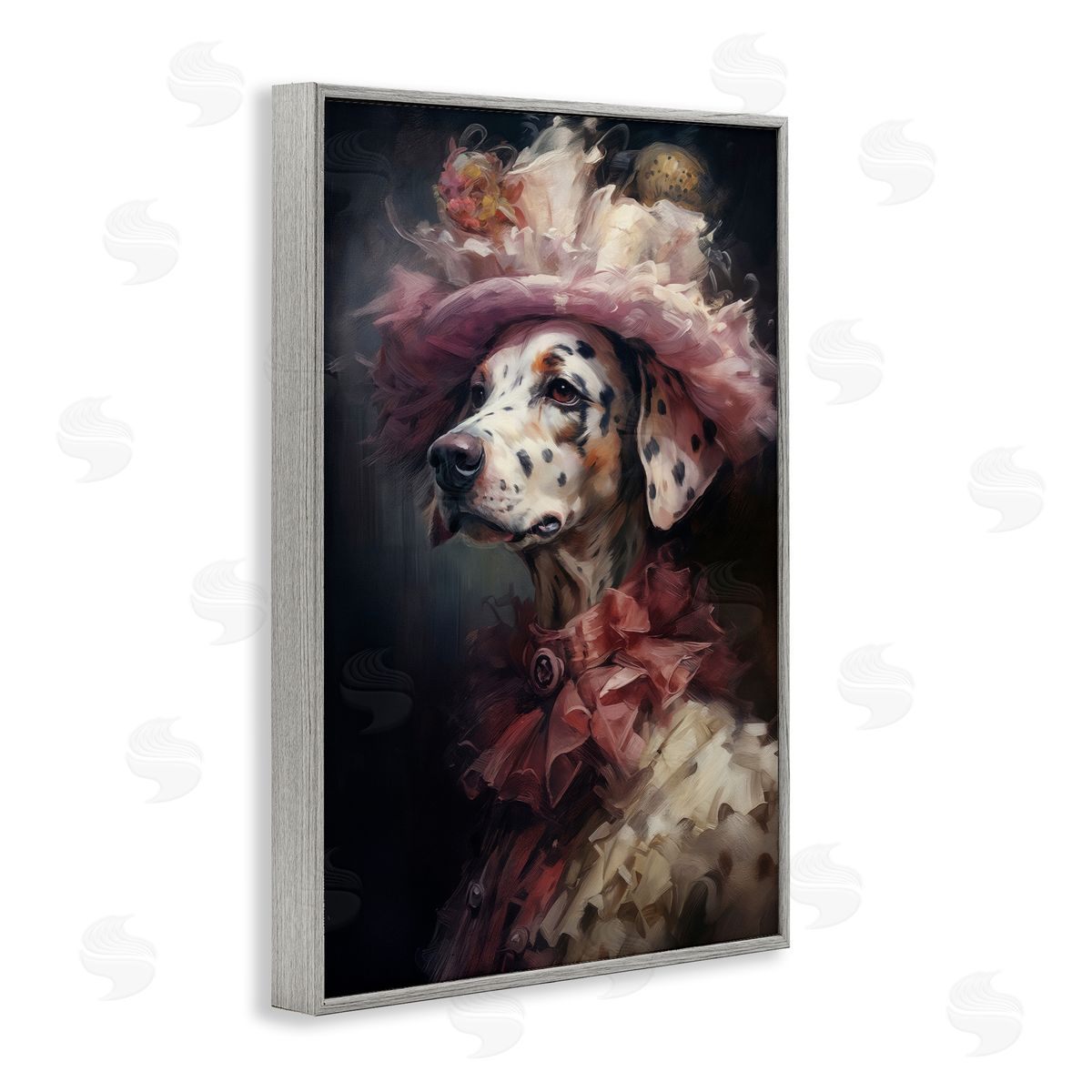Wumples Dalmatian Victorian Era Canvas Wall Art Print