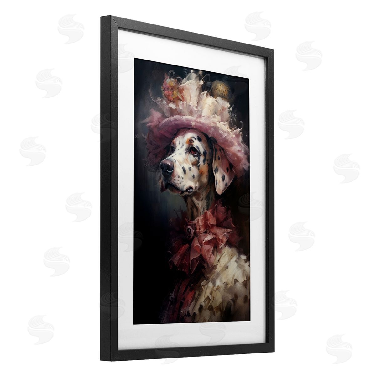 Wumples Dalmatian Victorian Era Canvas Wall Art Print