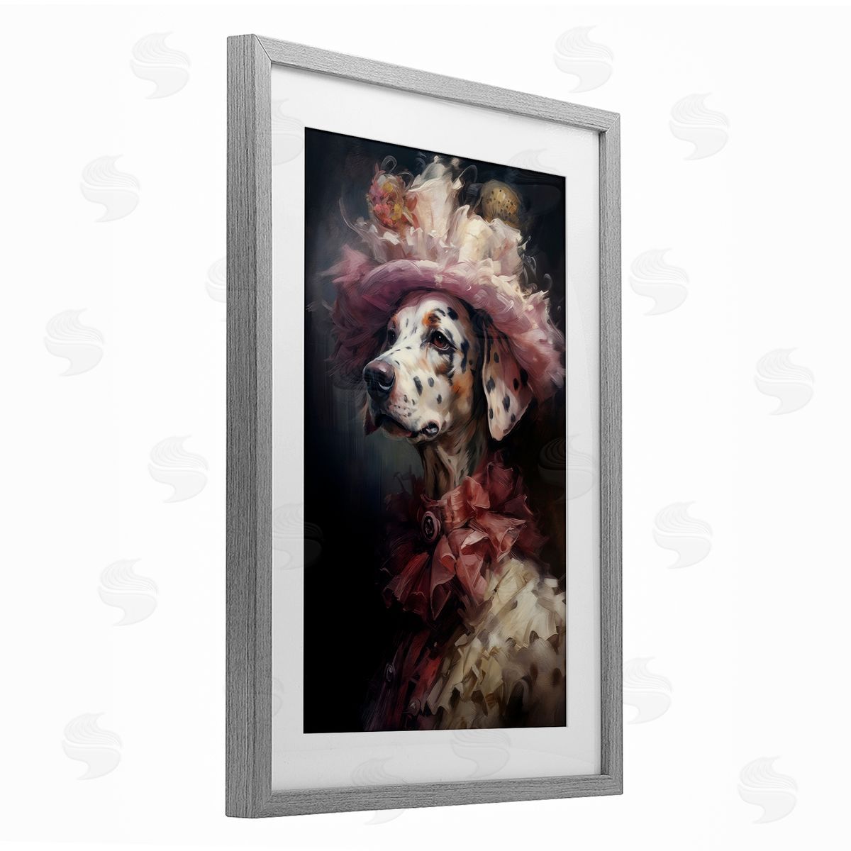 Wumples Dalmatian Victorian Era Canvas Wall Art Print
