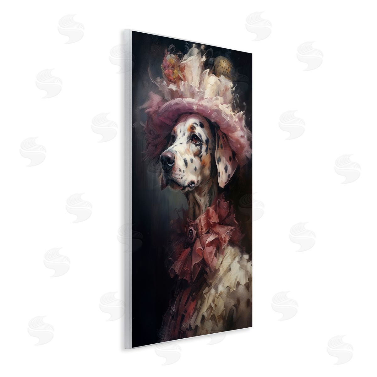 Wumples Dalmatian Victorian Era Canvas Wall Art Print