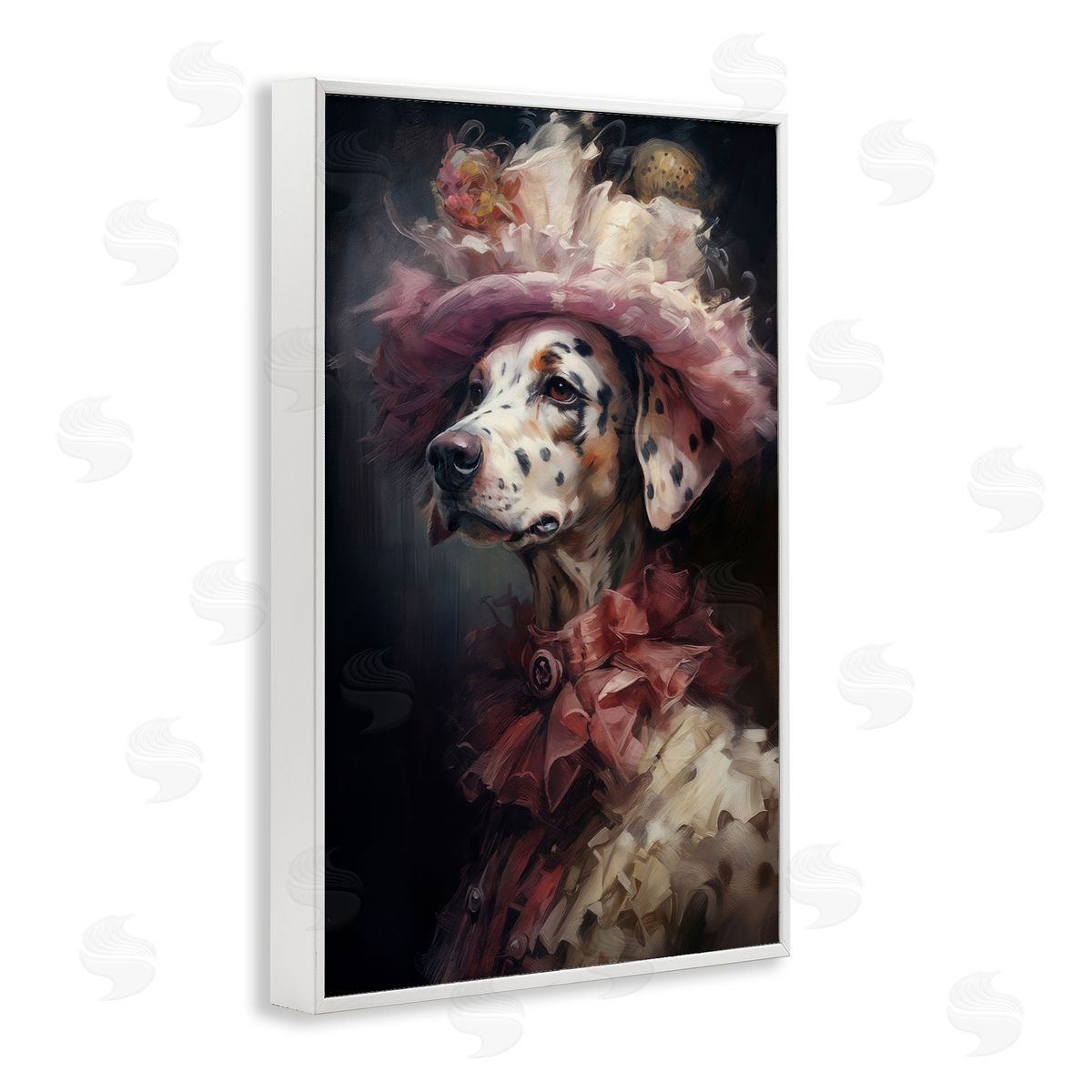 Wumples Dalmatian Victorian Era Canvas Wall Art Print