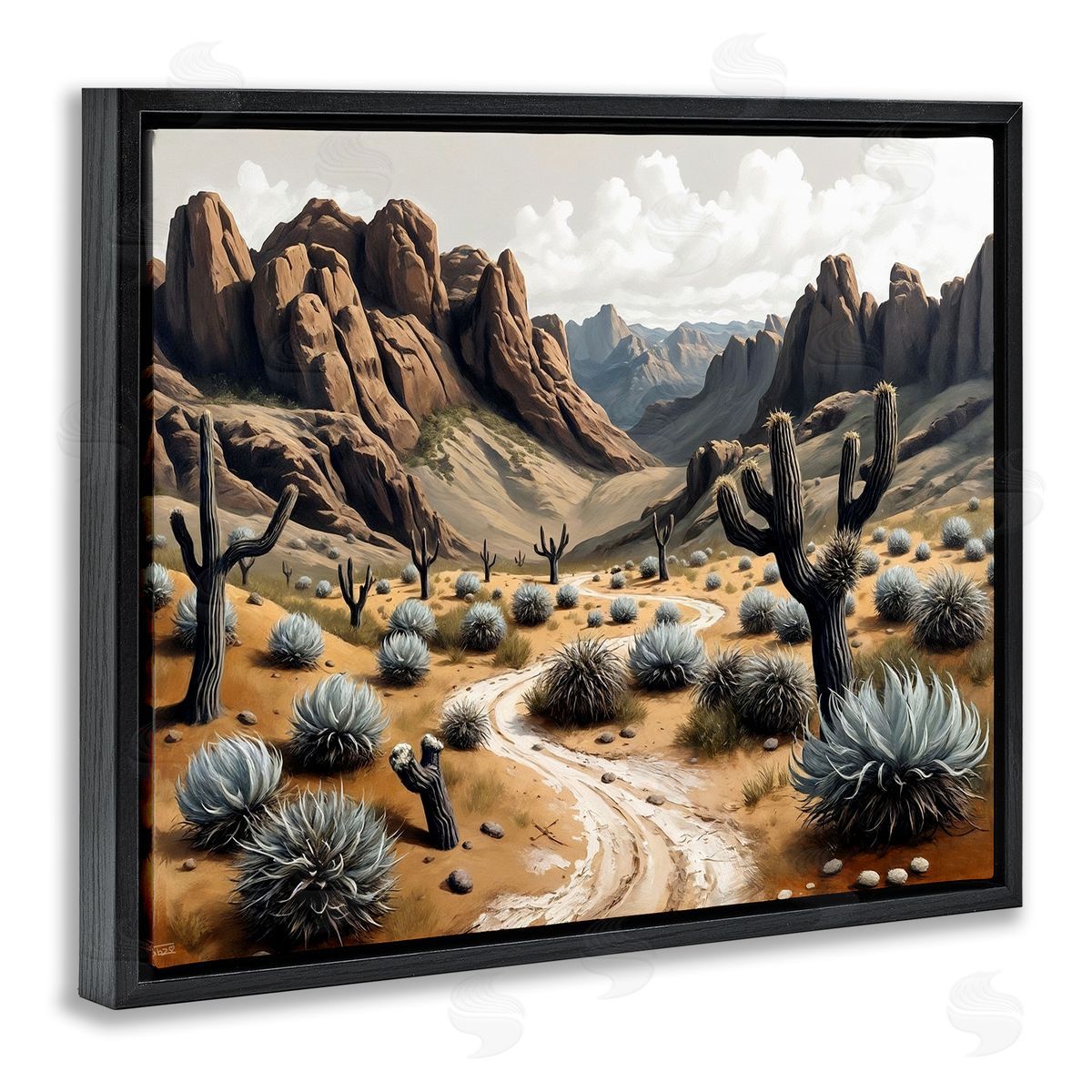 Tabz Jones Cactus Canyons Pathway Canvas Wall Art Print