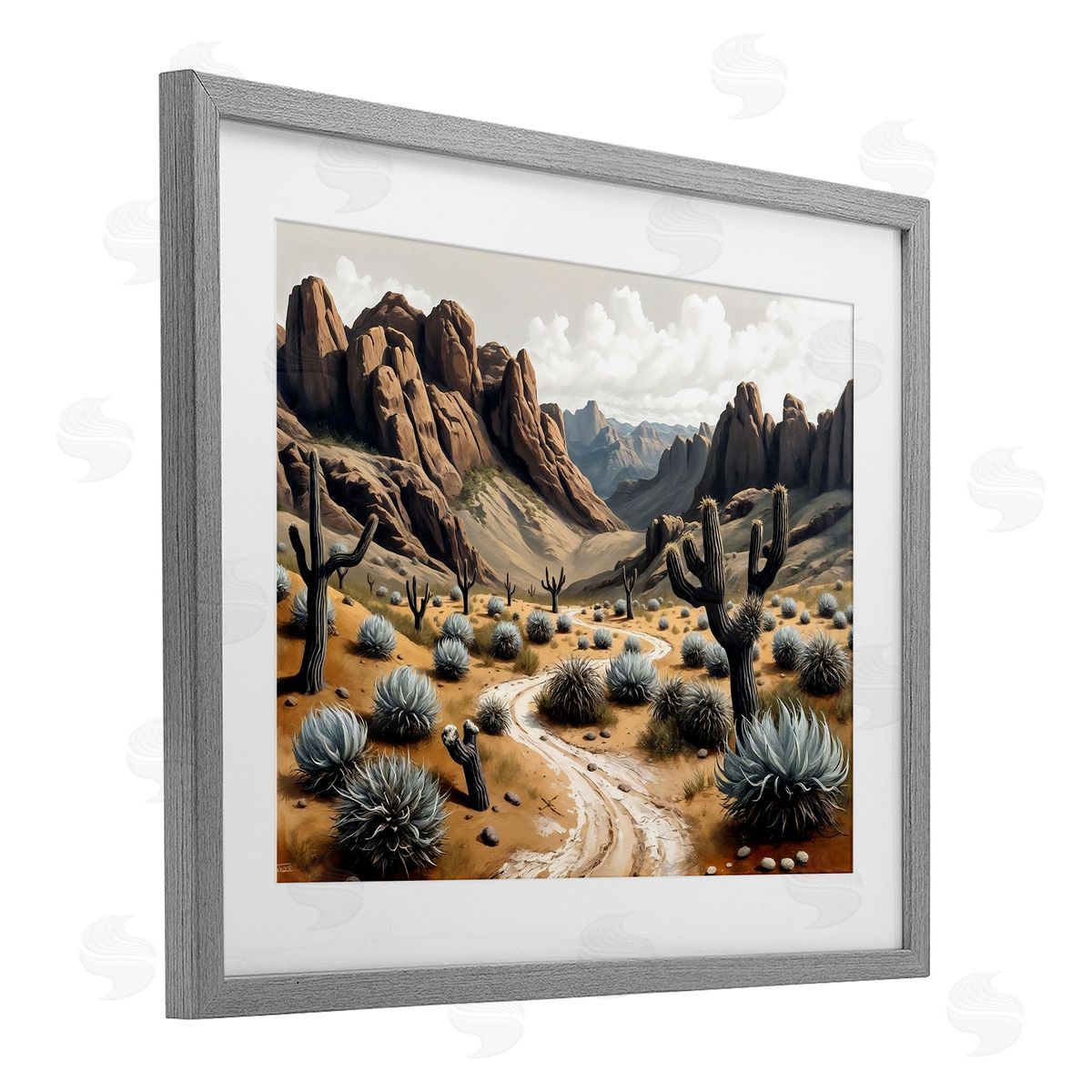 Tabz Jones Cactus Canyons Pathway Canvas Wall Art Print
