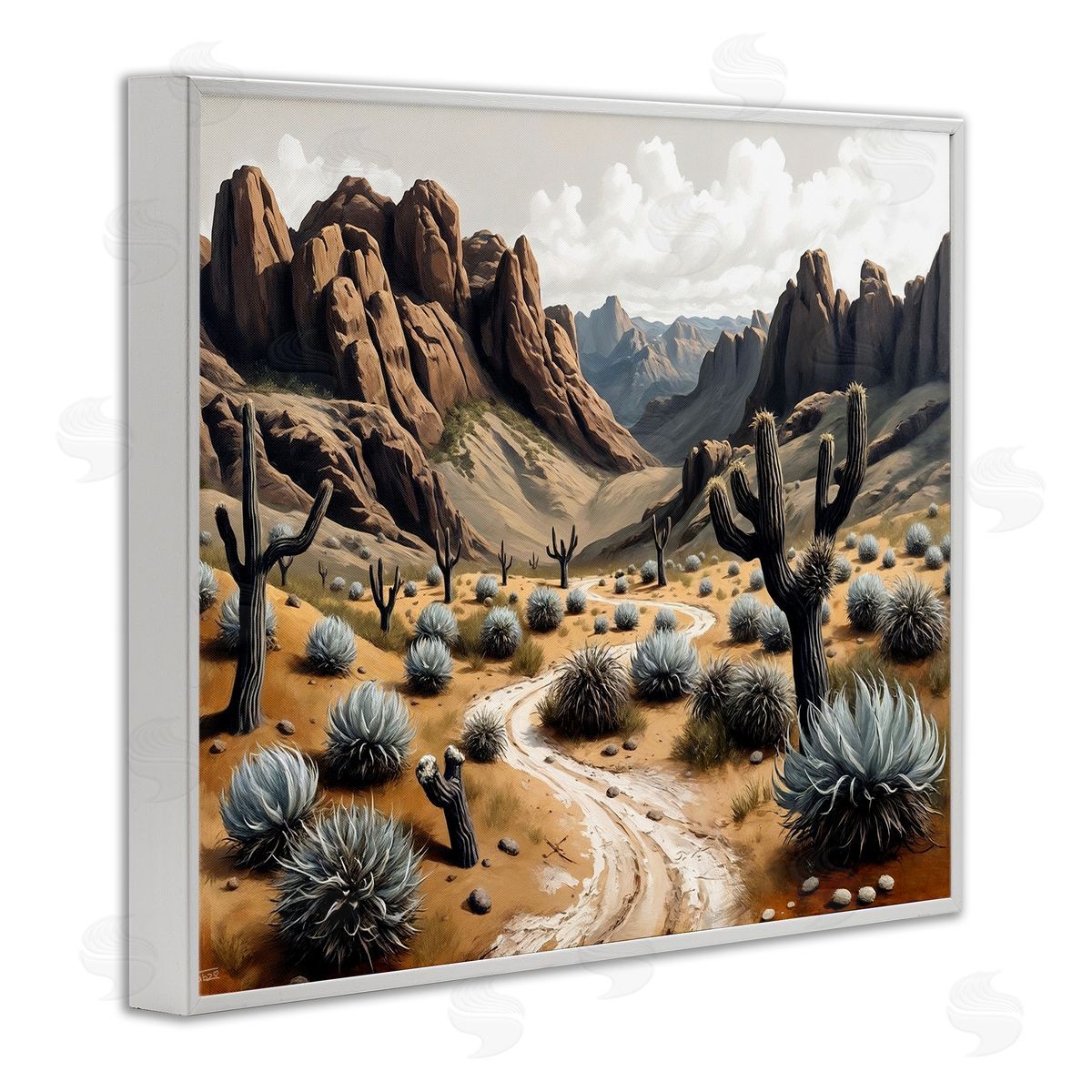 Tabz Jones Cactus Canyons Pathway Canvas Wall Art Print