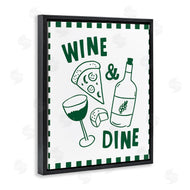 Heather Dutton | Wine & Dine Checkerboard Border