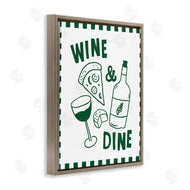 Heather Dutton | Wine & Dine Checkerboard Border