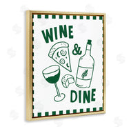 Heather Dutton | Wine & Dine Checkerboard Border