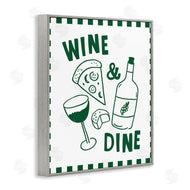 Heather Dutton | Wine & Dine Checkerboard Border