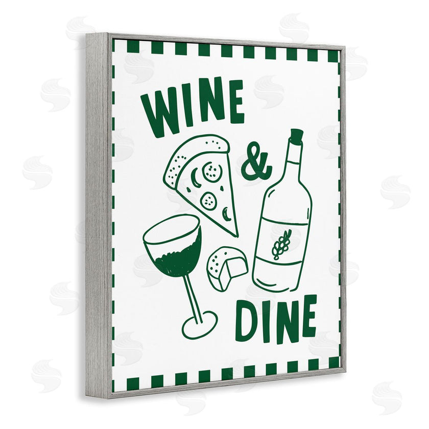Heather Dutton | Wine & Dine Checkerboard Border