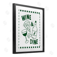 Heather Dutton | Wine & Dine Checkerboard Border