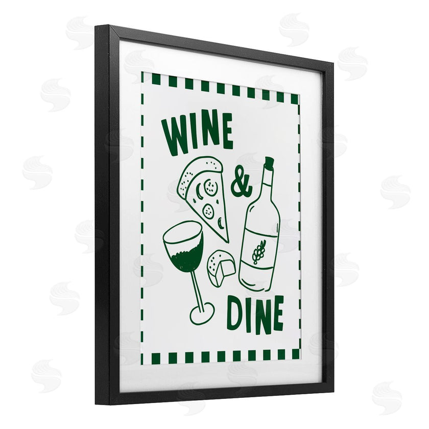 Heather Dutton | Wine & Dine Checkerboard Border