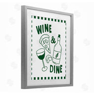 Heather Dutton | Wine & Dine Checkerboard Border