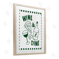 Heather Dutton | Wine & Dine Checkerboard Border
