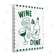 Heather Dutton | Wine & Dine Checkerboard Border