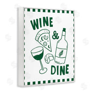 Heather Dutton | Wine & Dine Checkerboard Border