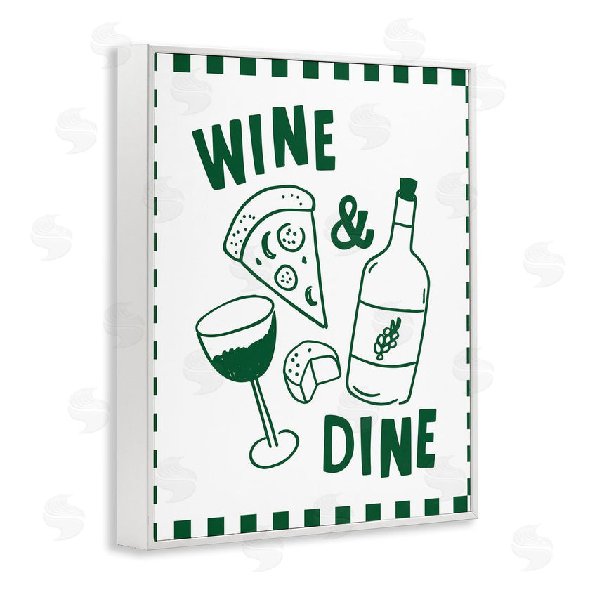 Heather Dutton | Wine & Dine Checkerboard Border