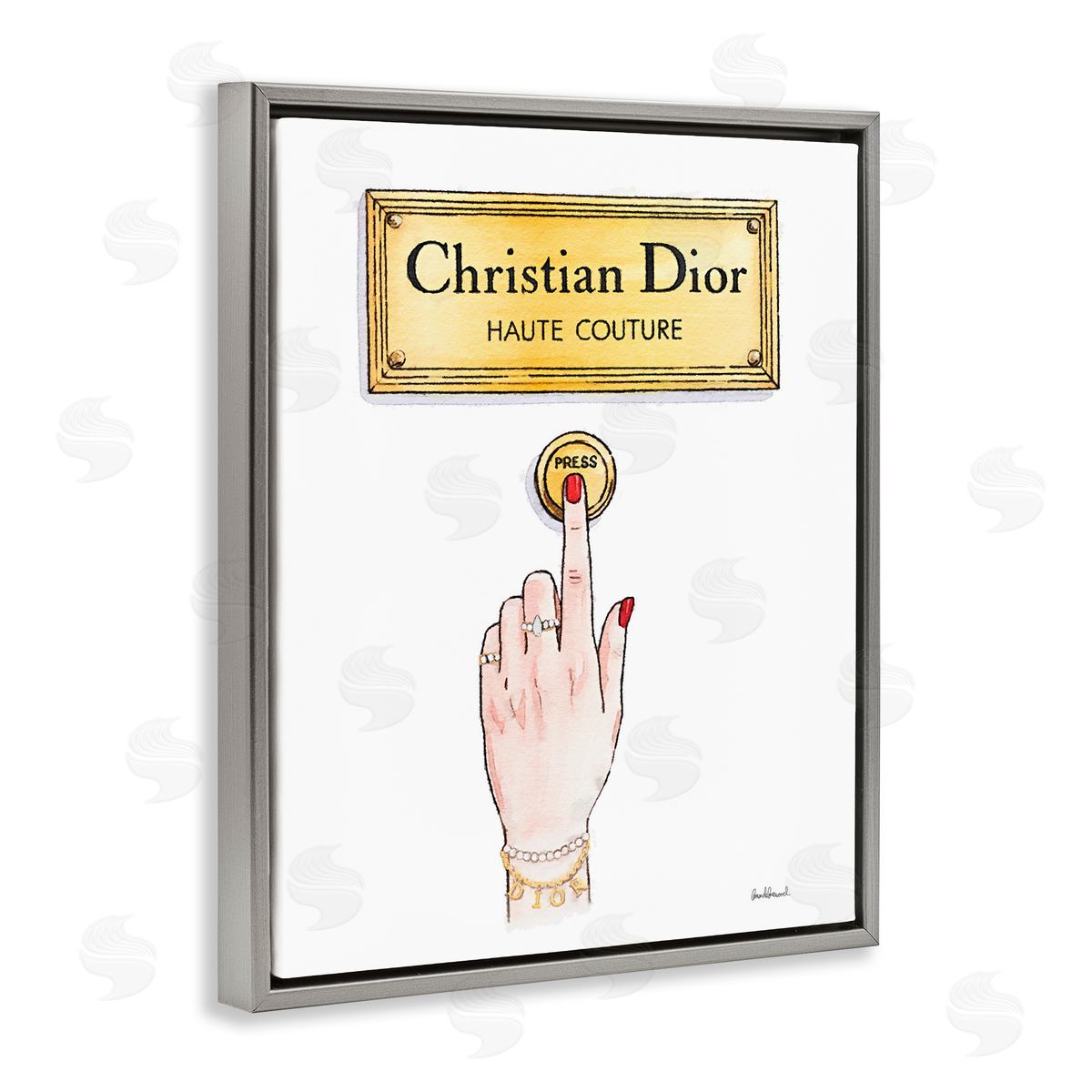 Amanda Greenwood Chic Brand Doorbell Canvas Wall Art Print