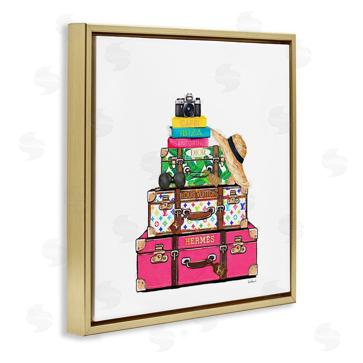 Amanda Greenwood Bold Glam Travel Cases Canvas Wall Art Print