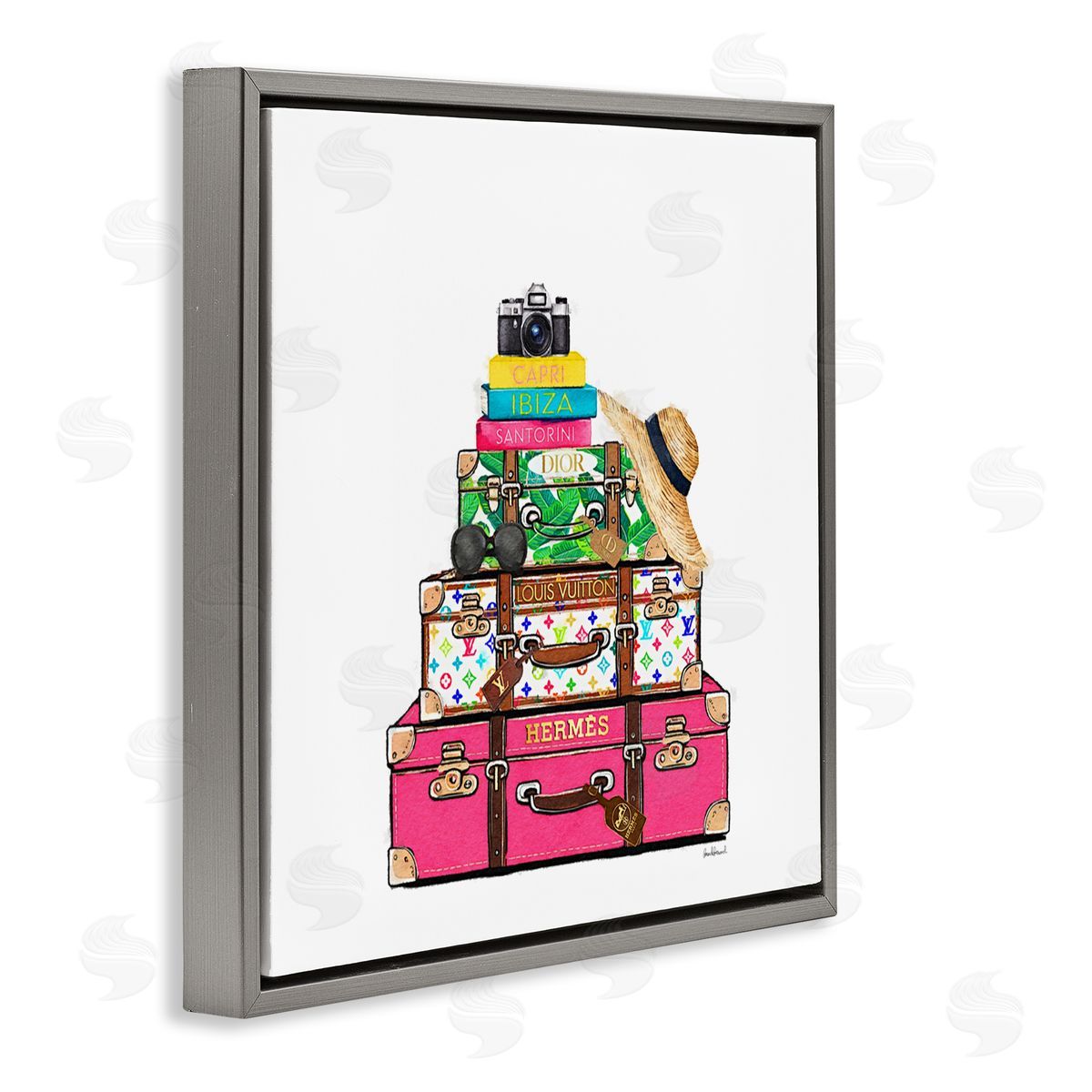 Amanda Greenwood Bold Glam Travel Cases Canvas Wall Art Print