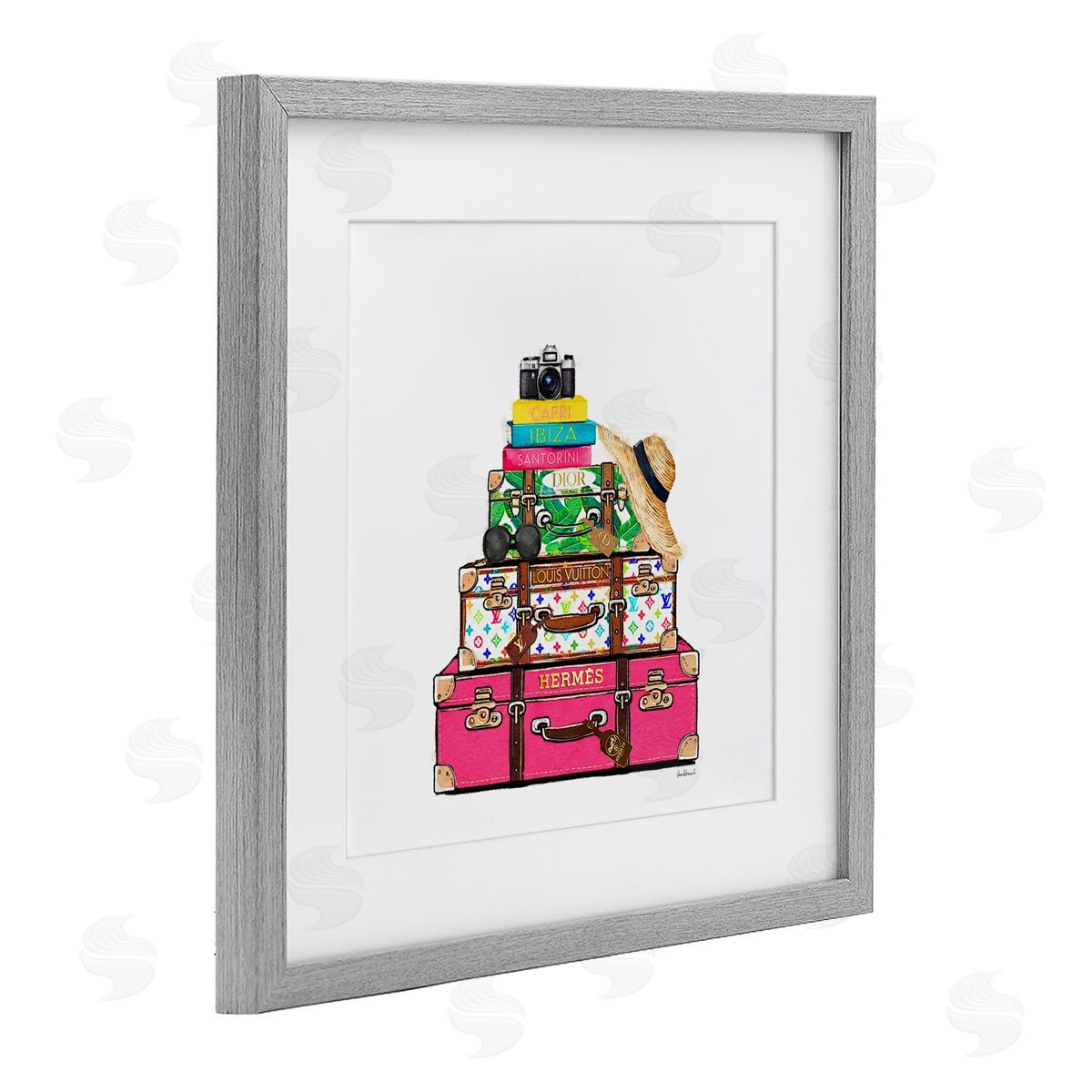 Amanda Greenwood Bold Glam Travel Cases Canvas Wall Art Print