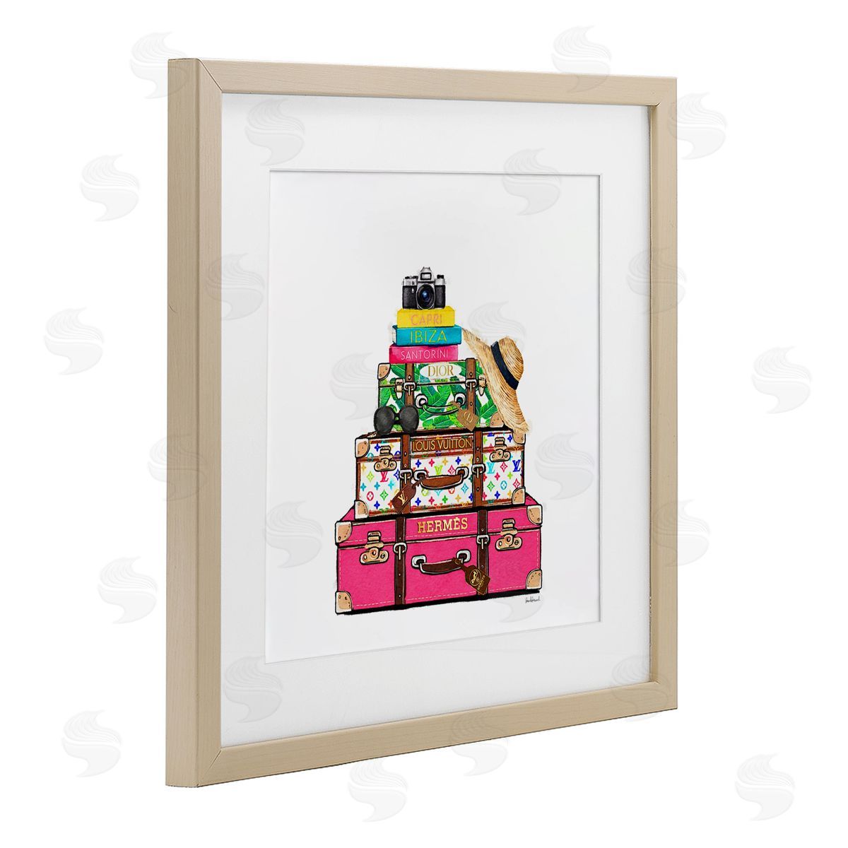 Amanda Greenwood Bold Glam Travel Cases Canvas Wall Art Print