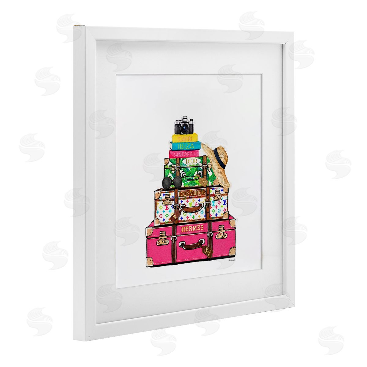 Amanda Greenwood Bold Glam Travel Cases Canvas Wall Art Print