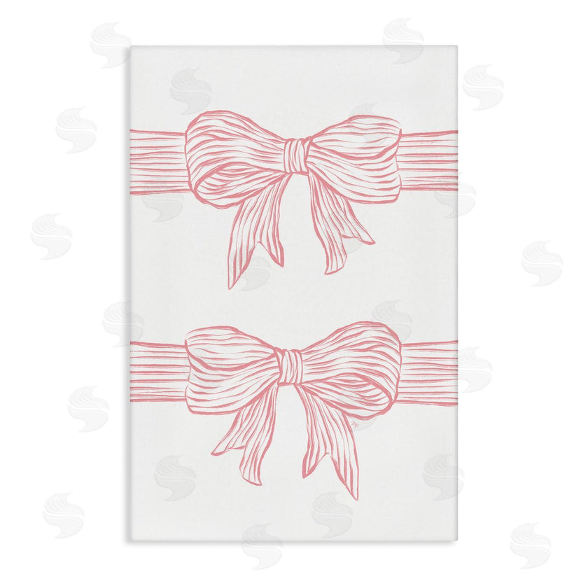 Martina Pavlova | Pink Bows on White