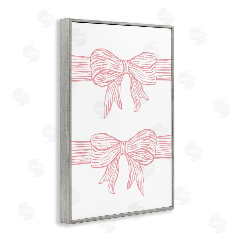 Martina Pavlova | Pink Bows on White