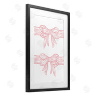 Martina Pavlova | Pink Bows on White