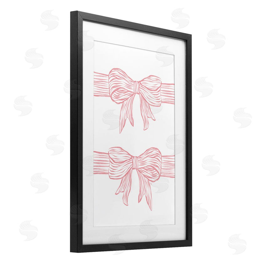 Martina Pavlova | Pink Bows on White