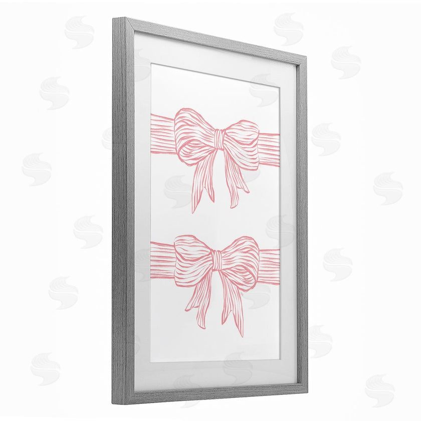 Martina Pavlova | Pink Bows on White
