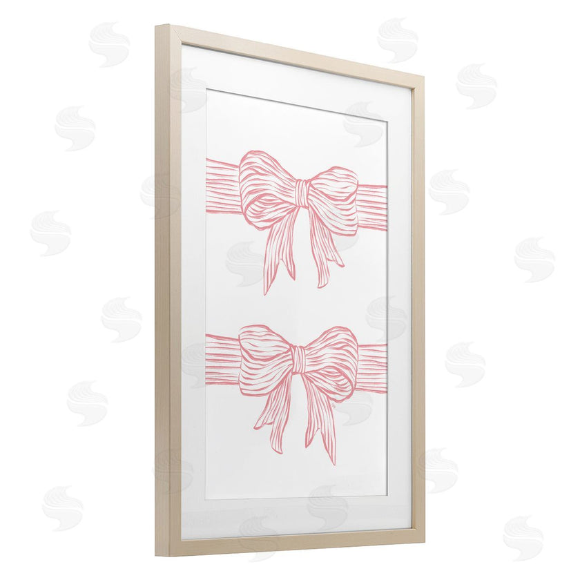 Martina Pavlova | Pink Bows on White
