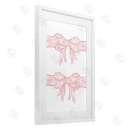 Martina Pavlova | Pink Bows on White
