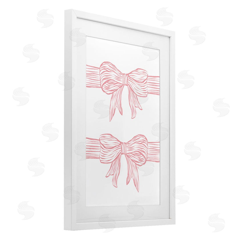 Martina Pavlova | Pink Bows on White