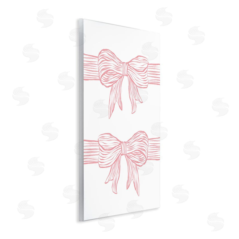 Martina Pavlova | Pink Bows on White
