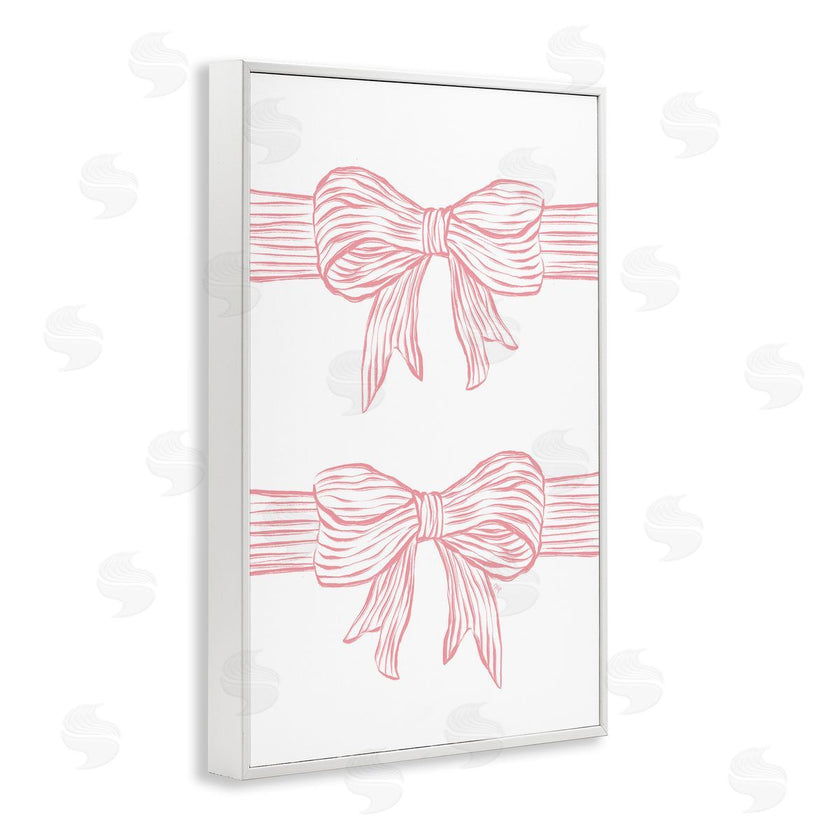 Martina Pavlova | Pink Bows on White